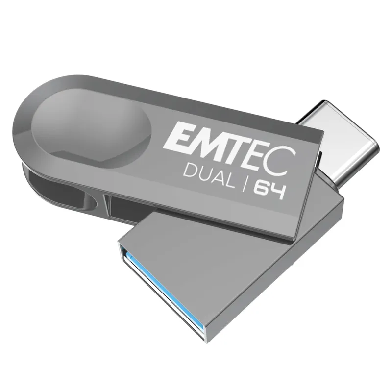 Emtec D280 Dual USB flash drive 64 GB USB Type-A / USB Type-C 3.2 Gen