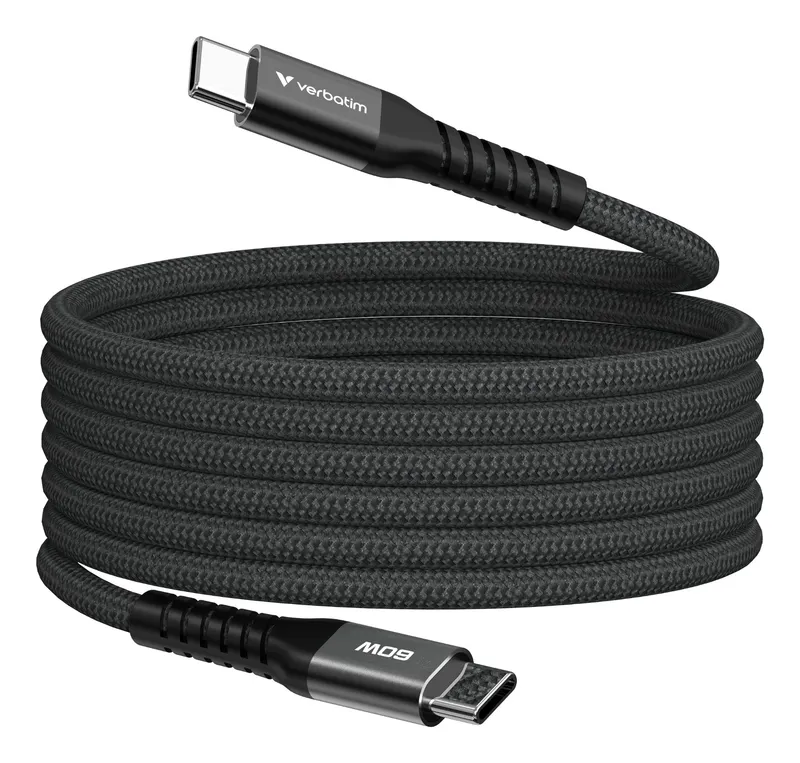 Verbatim Sync & Charge Magnetic Cable - 60W USB-C to USB-C 120 cm