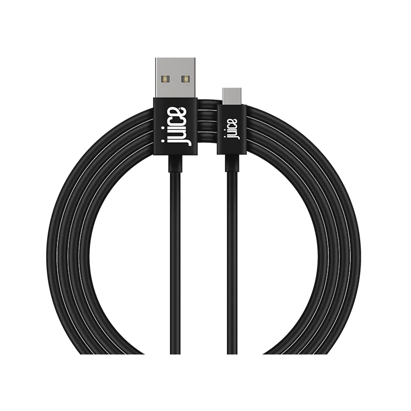 Juice JUI-CABLE-TYPEC-TYPEC-1M-RND-BLK USB cable 2 m USB 3.2 Gen 1 (3.