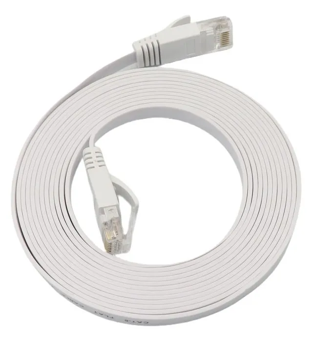 Microconnect V-UTP6A02W-FLAT-LSZH networking cable White 2 m Cat6a U/U