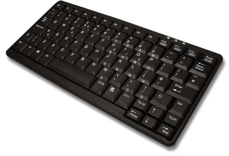 Accuratus KYB500-K82A keyboard USB + PS/2 QWERTY Black