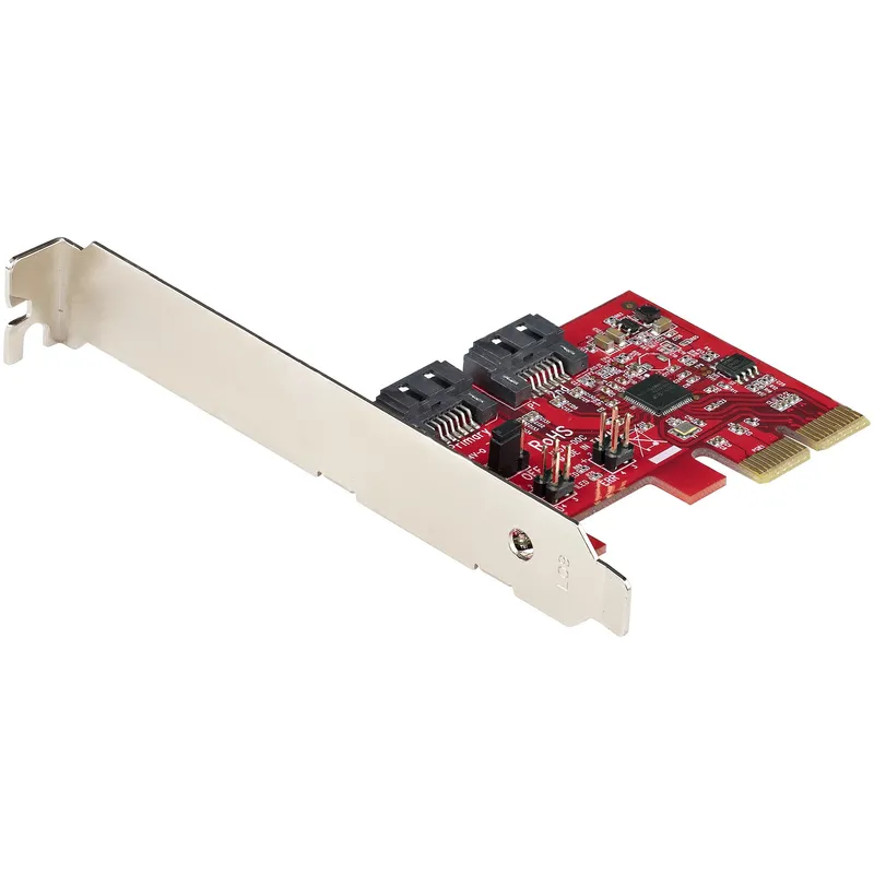 StarTech.com SATA PCIe Card - 2 Port PCIe SATA Expansion Card - 6Gbps