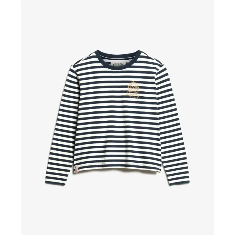 Striped women's sweatshirt Superdry Country Club
