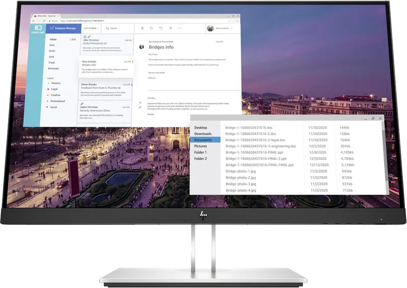 HP E-Series E23 G4 computer monitor 58.4 cm (23") 1920 x 1080 pix