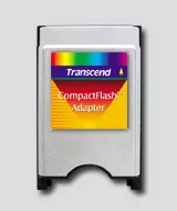 Transcend PCMCIA CompactFlash Adapter