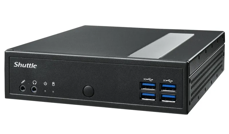 Shuttle XPC slim Barebone DL30N. Intel N100. 1x DDR5. 2x LAN (2x 2.5Gb