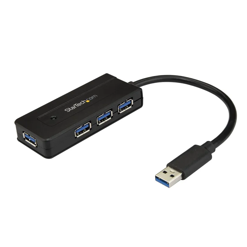 StarTech.com 4 Port USB 3.0 Hub (SuperSpeed 5Gbps) with Fast Charge –