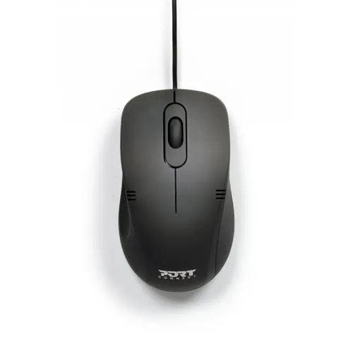 Port Designs Pro Lite mouse Office Ambidextrous USB Type-A Optical 1000 DPI