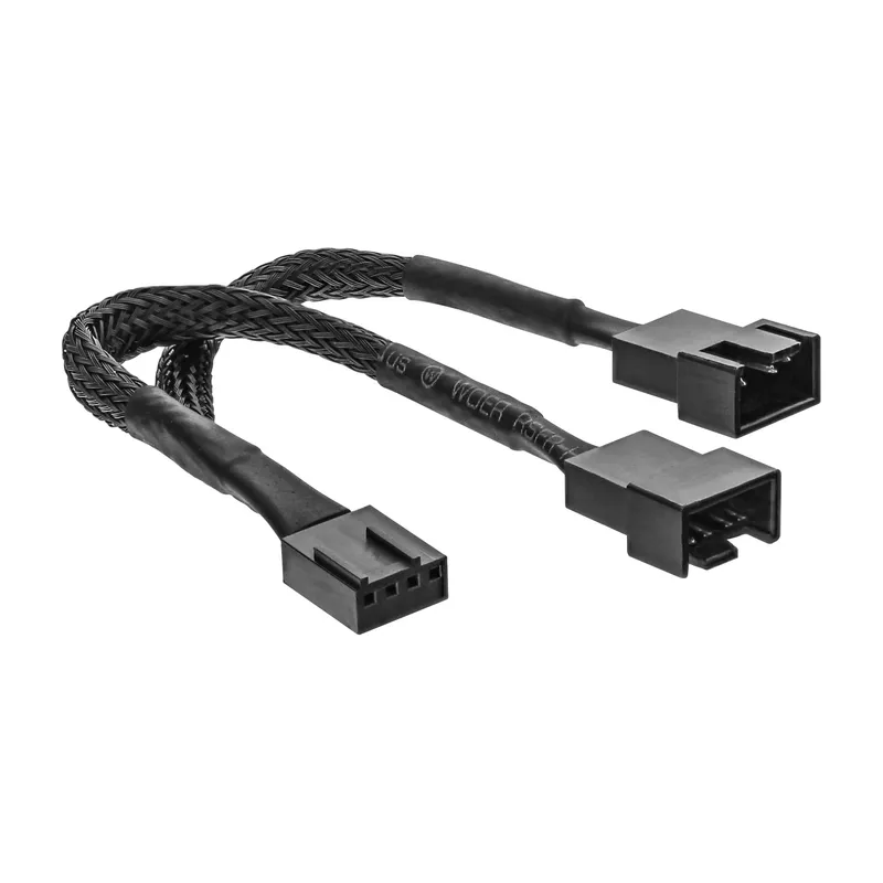 InLine PWM fan power y-cable. 4pin. 1M/2F. 0.15m