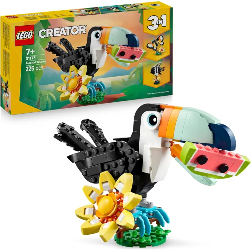 Lego Creator 3 in 1 31173 Wild Animals: Tropical Toucan for Age 7 & Up