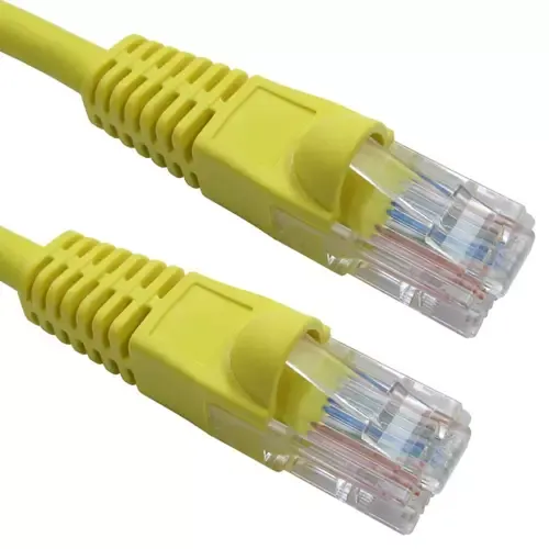 Cables Direct B5LZ-210Y networking cable Yellow 10 m Cat5e U/UTP (UTP)