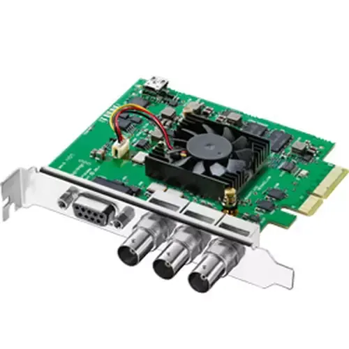 Blackmagic Design DeckLink SDI 4K Green Grey PCIe 2x 6G-SDI FCC CE C-Tick NTSC PAL 1080i 1080p 720p