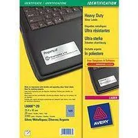 Avery AVERY HEAVY DUTY SILVER LASER LABELS