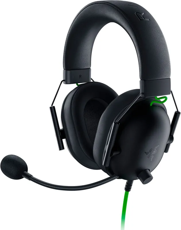 Razer Blackshark V2 X Headset Wired Head-band Gaming Black. Green