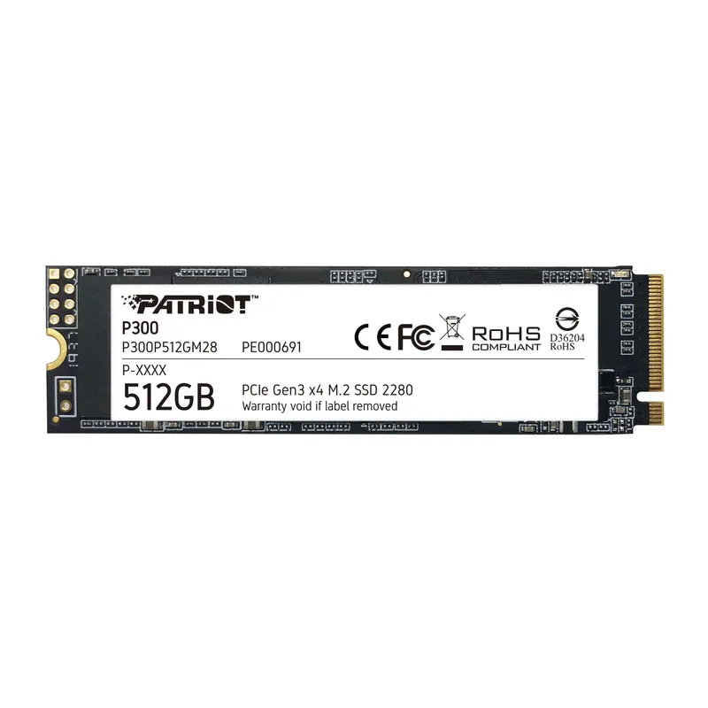 Patriot Memory P300P512GM28 internal solid state drive 512 GB M.2 PCI