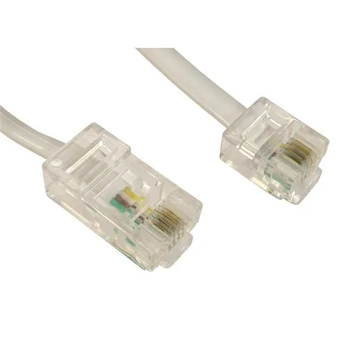 Cables Direct RJ11/RJ45 15m White
