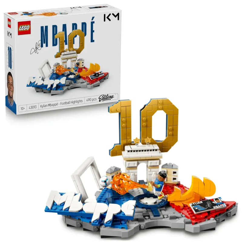 LEGO Editions Kylian Mbappé Football Highlights 43013