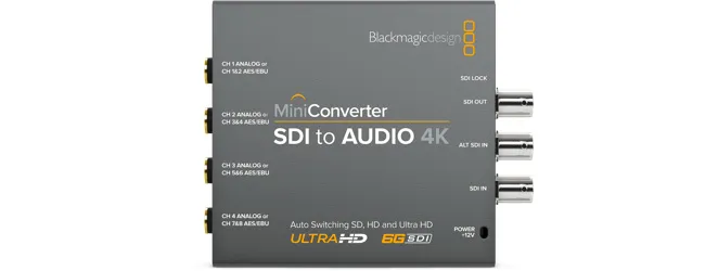Blackmagic Design Mini Converter SDI to Audio 4K Active video converte