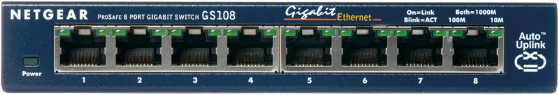 NETGEAR GS108GE network switch Unmanaged Gigabit Ethernet (10/100/1000