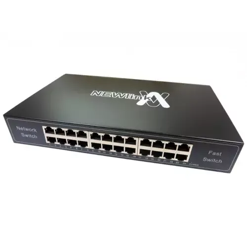 Cables Direct NLHUB-24FE network switch Unmanaged L2 Fast Ethernet (10/100) Black