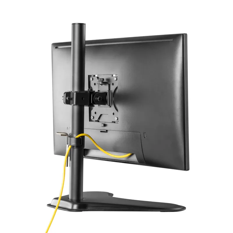 ProperAV Desk Monitor Mount with Free Standing Base 17"- 32"