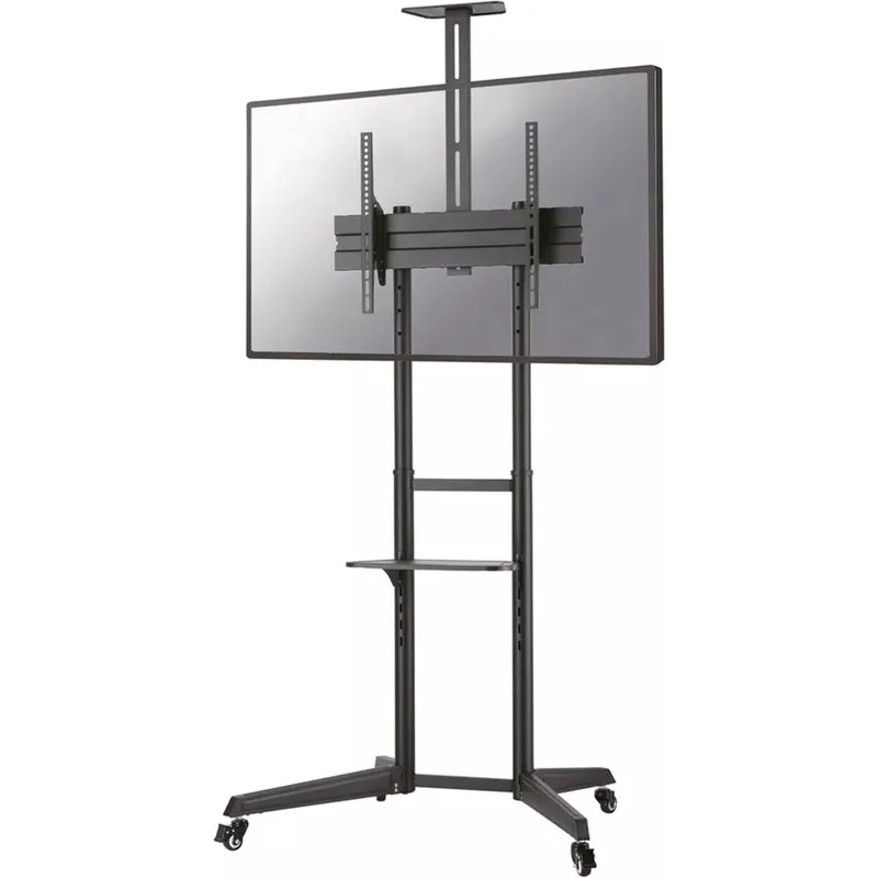 Neomounts FL50-550BL1 37-70" 50kg Height Adjustable Mobile TV Trolley Stand with Camera Shelf - Black