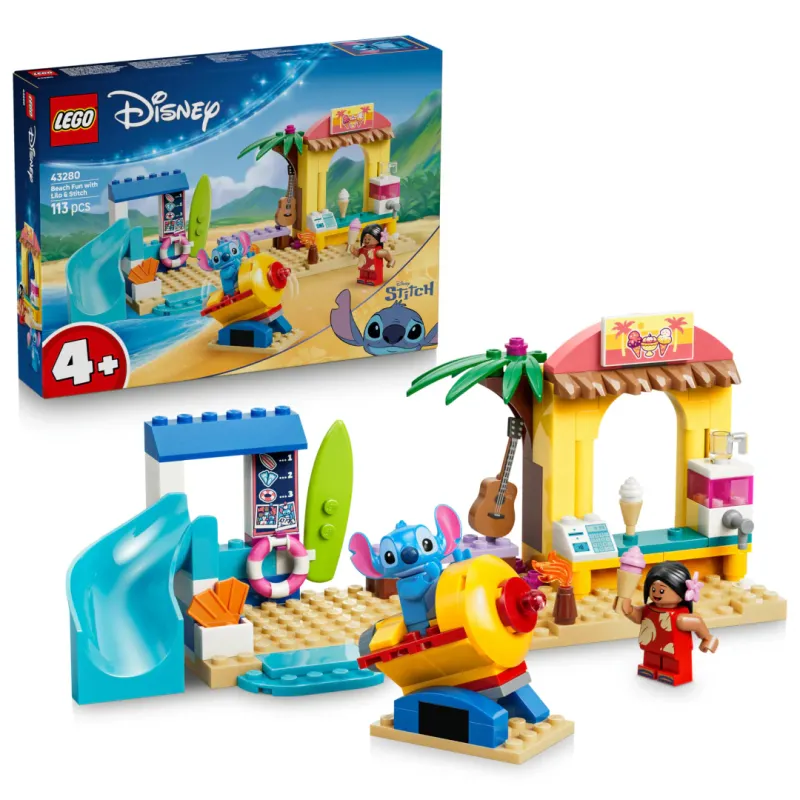 LEGO Disney Beach Fun with Lilo & Stitch 43280