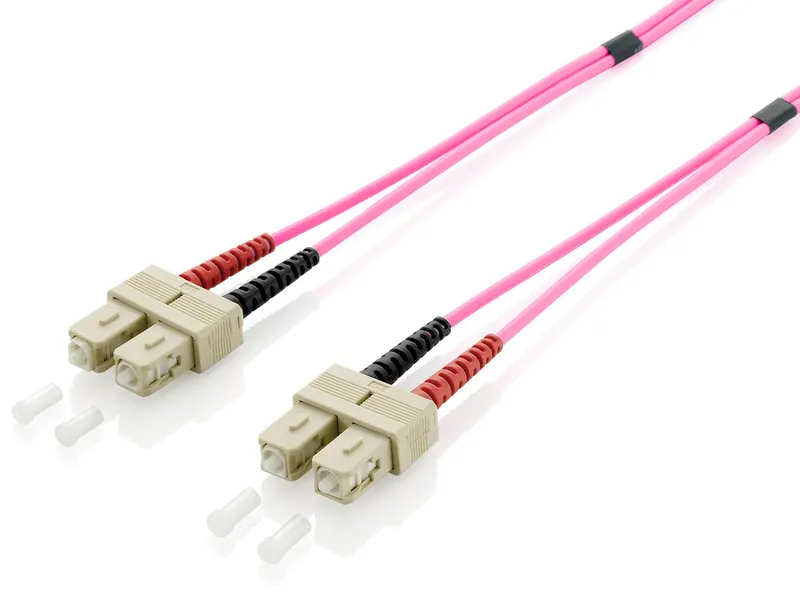 Equip SC/SC Fiber Optic Patch Cable. OM4. 3m