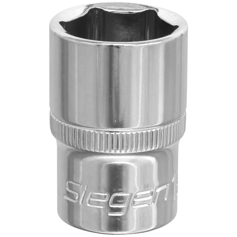 Siegen 1/2" Drive Hexagon WallDrive Socket Metric