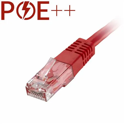 Cablenet 30m Cat6 RJ45 Red U/UTP PVC 24AWG Flush Moulded Booted Patch Lead