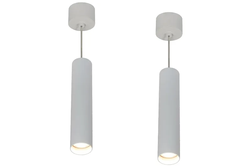 4lite High Output Dimmable 3K LED Ceiling Pendant Light - White - Pack