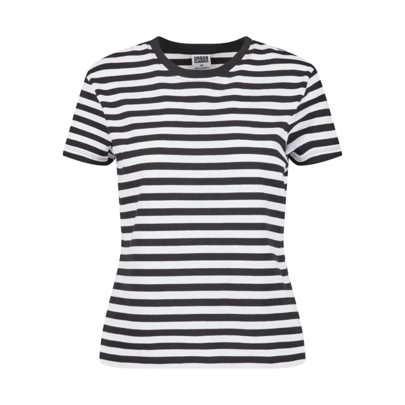 Women's regular striped T-shirt Urban Classics