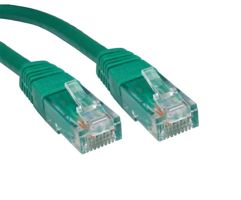 Cables Direct 0.25m Cat6. M - M networking cable Green U/UTP (UTP)