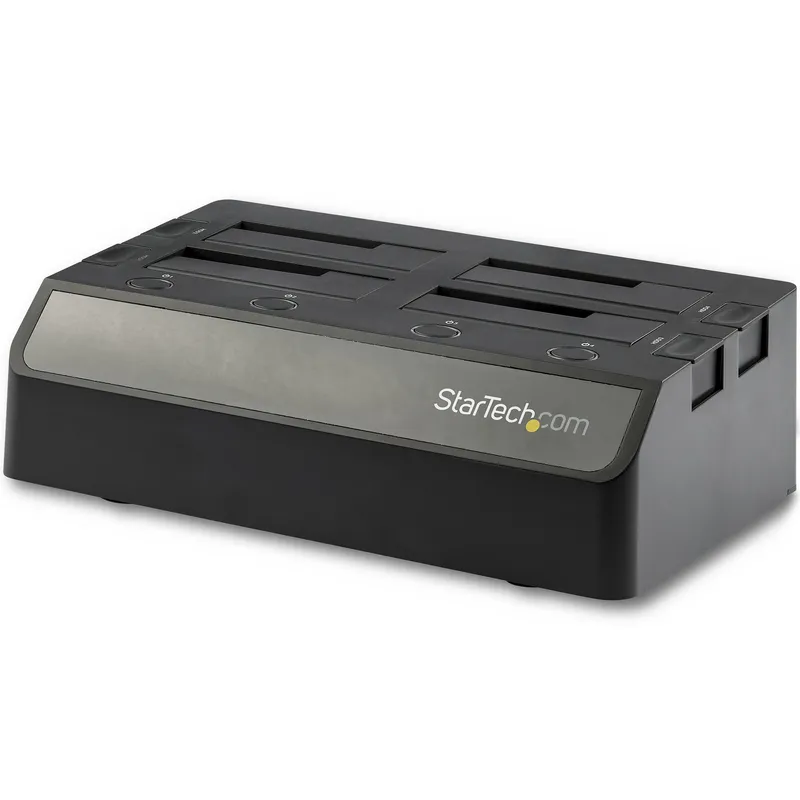 StarTech.com 4-Bay USB to SATA Hard Drive Docking Station. USB 10Gbps.