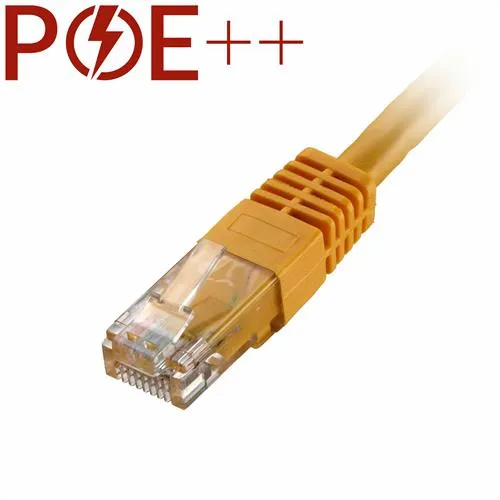 Cablenet 8m Cat6 RJ45 Yellow U/UTP PVC 24AWG Flush Moulded Booted Patch Lead