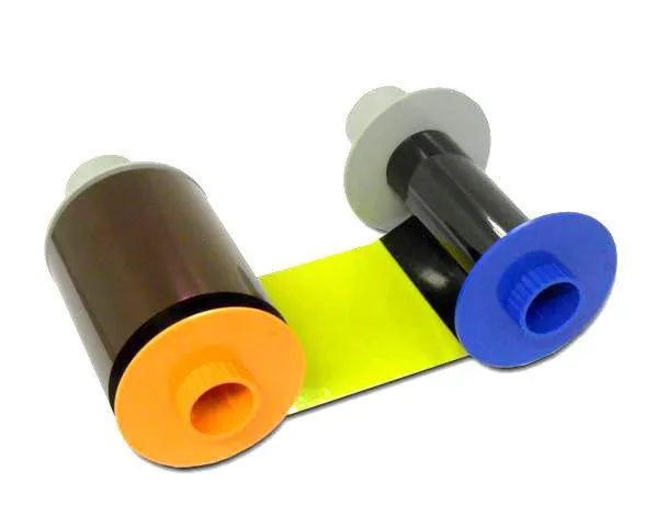 Fargo Fargo HDP5600 YMCKK Full-colour ribbon with two resin black pane