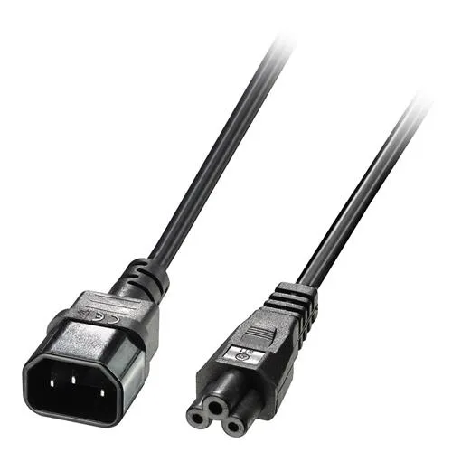 Lindy 2m C5 to C14 Mains Cable lead free