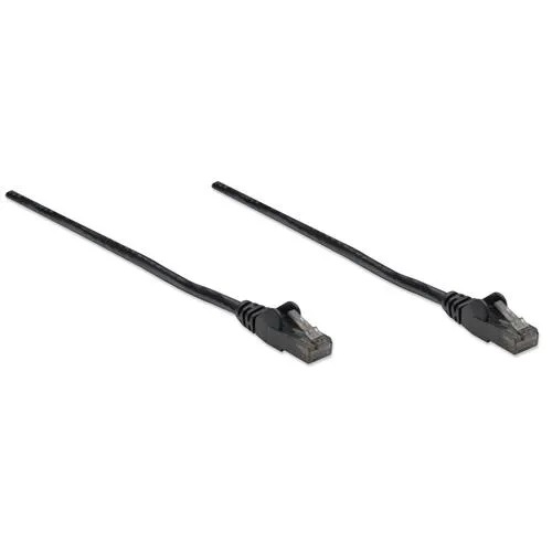 Intellinet Network Patch Cable Cat6 10m Black CCA U/UTP PVC RJ45 Gold Plated Contacts Snagless Booted Lifetime Warranty
