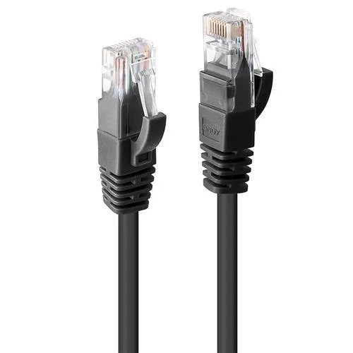 Lindy 15m Cat.6 U/UTP Network Cable Black