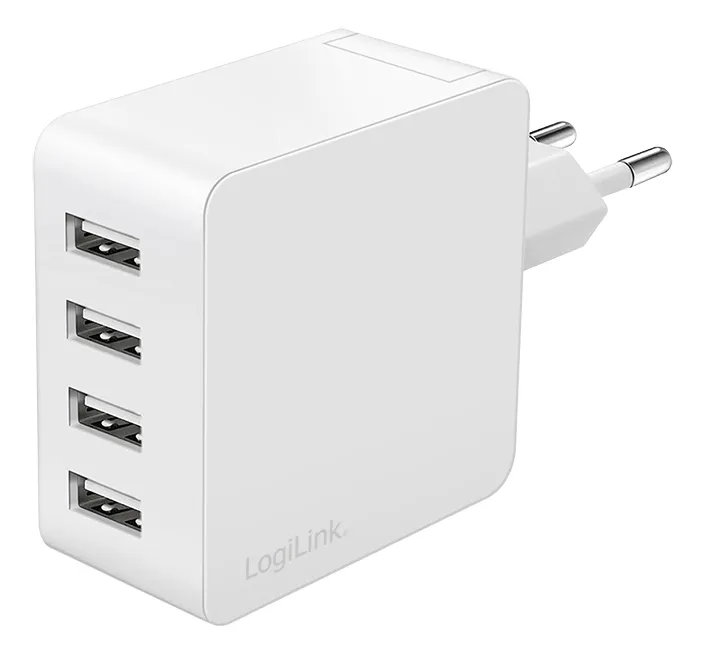 LogiLink PA0336W mobile device charger Universal White AC Fast chargin