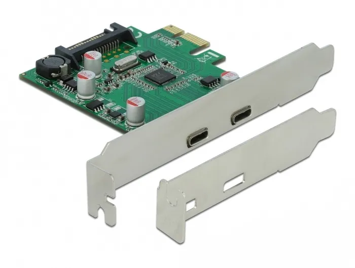 DeLOCK PCI Express x1 Card to 2 x external SuperSpeed USB (USB 3.2 Gen