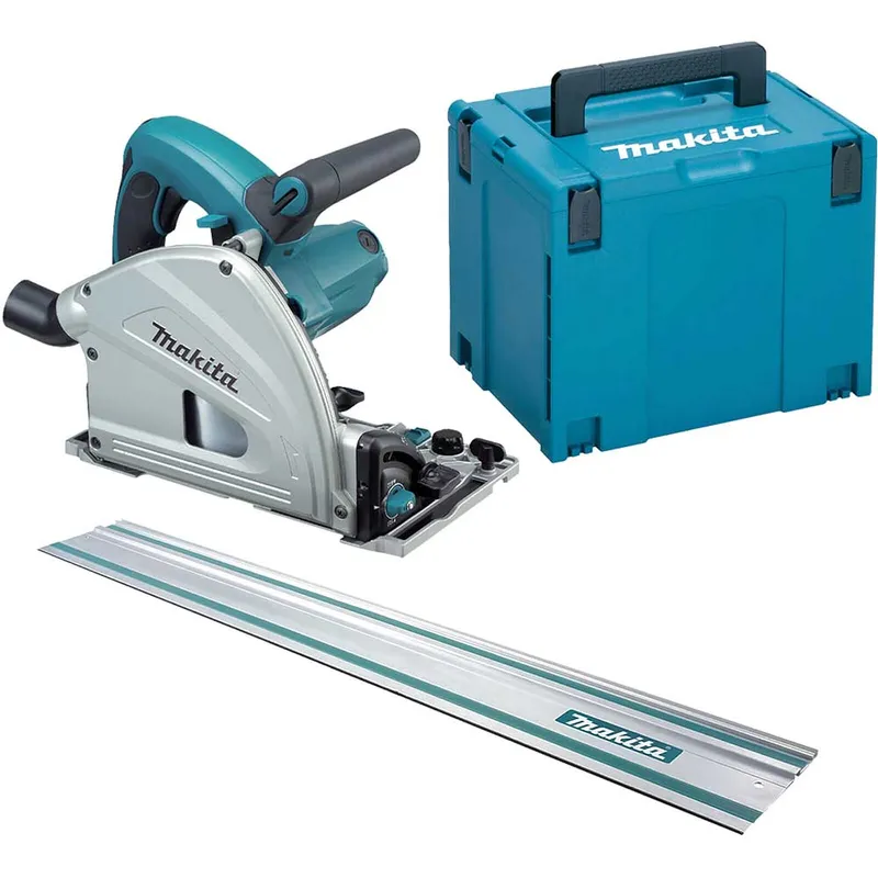 Makita SP6000K1 Plunge Cut Circular Saw and Guide Rail Accessory 2 Piece Kit