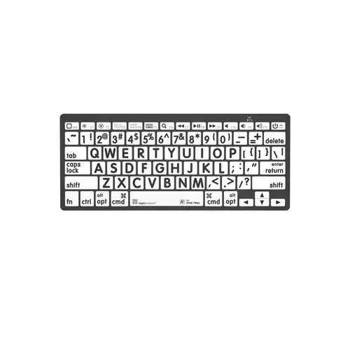 Logickeyboard LKB-LPBW-BTON-UK keyboard Home Bluetooth QWERTY English Black White