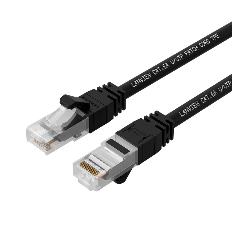 Lanview LV-SFTP6A30B networking cable Black 30 m Cat6a S/FTP (S-STP)