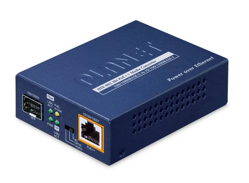 PLANET 1-Port 100/1000X SFP to network media converter 1000 Mbit/s Blu