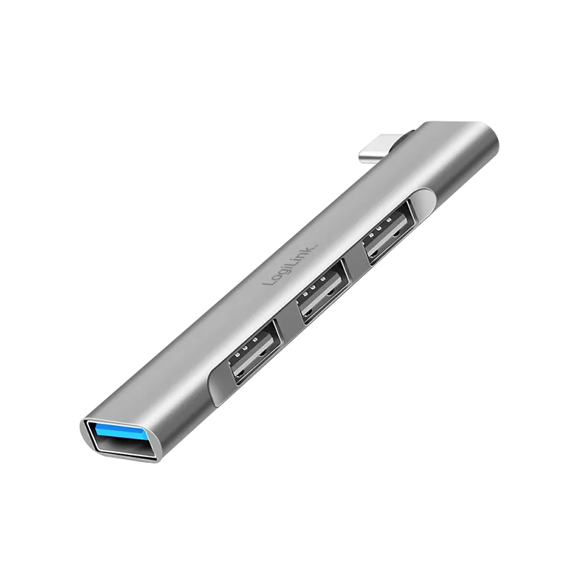 LogiLink USB 3.2 Gen1 Hub. 4-port. USB-C. 1x USB3.0 AF. 3x USB2.0 AF