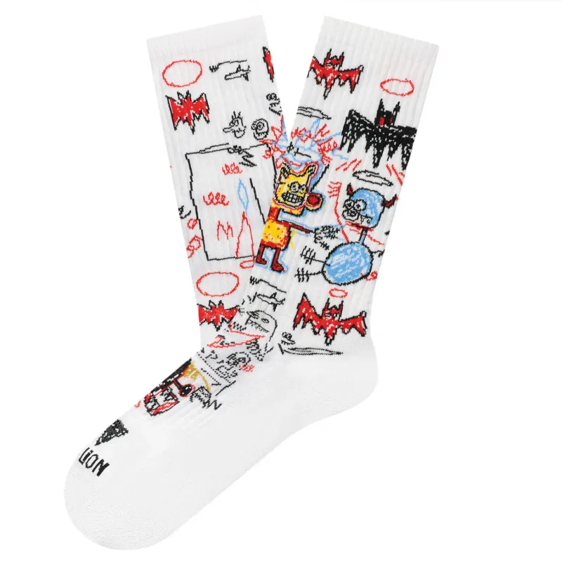 Football Socks Jimmy Lion Athletic Basquiat Batman