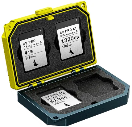 Angelbird Technologies Media Tank memory card case 4 cards Aluminium B