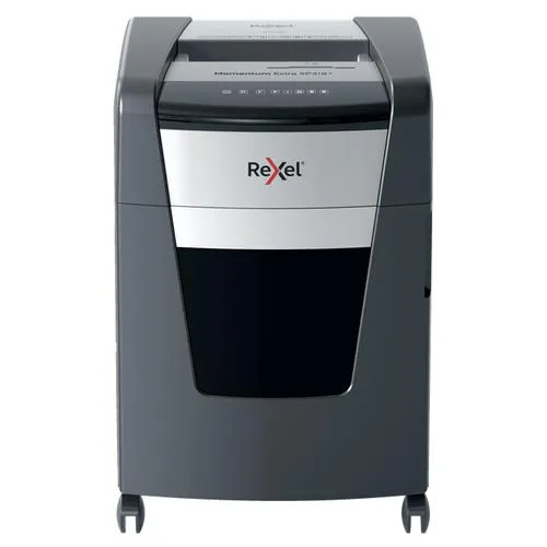 Rexel Momentum Extra XP418+ Jam Free Cross Cut Paper Shredder P4