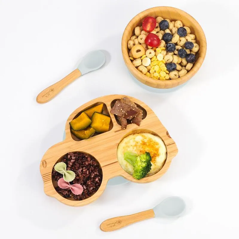 Vinsani Bamboo Car Pbs Set Grey